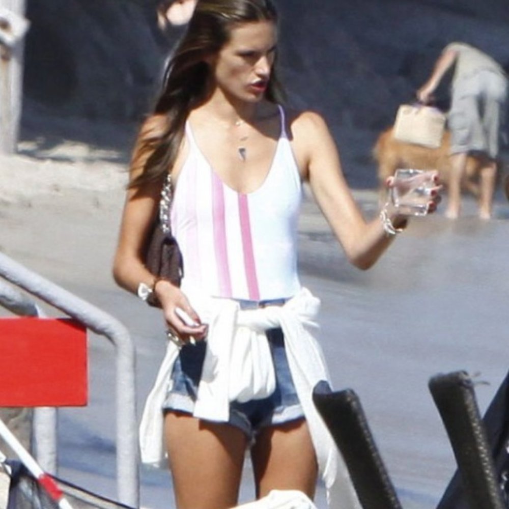 WILDFOX SWIM Rare Vintage American Flag Classic One-Piece from Resort 2013, S